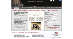 Desktop Screenshot of motorcyclesforsale-ads.com